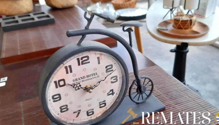 Reloj De Mesa Con Forma De Bicicleta -  4 - 17-06-2021