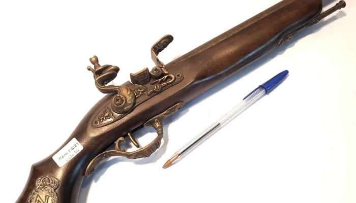 Réplica de pistolón antiguo Napoleón 43 m de largo