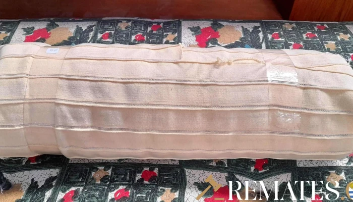 rollo de tela durazno