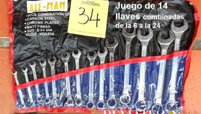 Set De 14 Llaves Combinadas De 6 A 22 Mi 1 - 26-08-2021