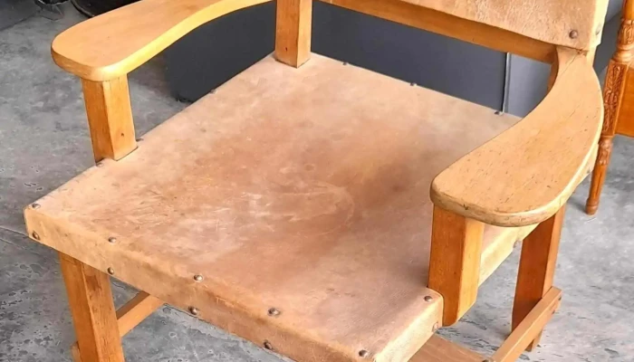 silla matera en pino y suela (Precio Individual)
