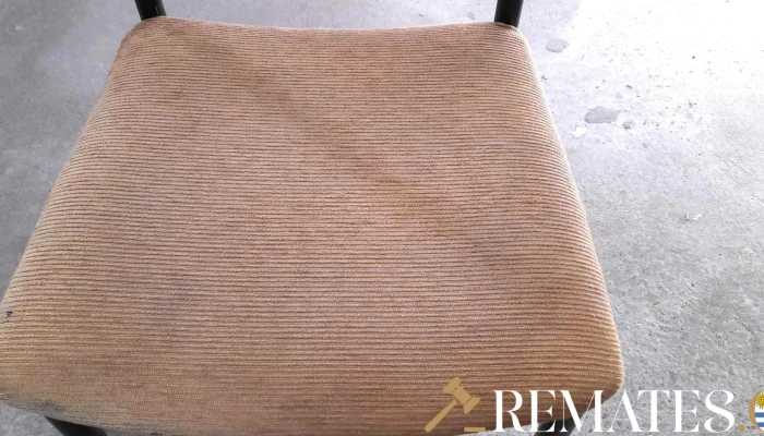 Silla Moderna Base De Hierro Negro Y Mad 3 - 17-06-2021