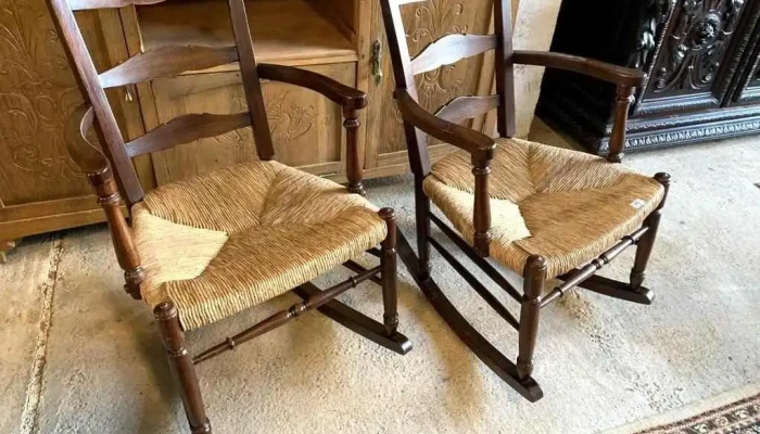 Sillas Mecedoras  Asiento Totora