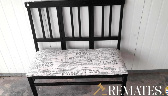Sillon De 2 Cuerpos En Madera Negra Y Ta 3 - 17-06-2021