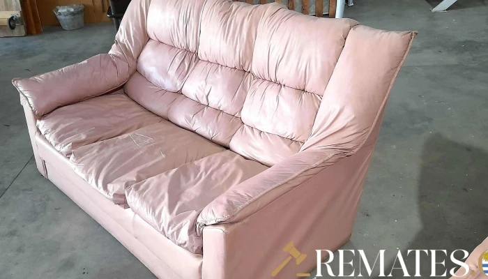 Sillon De 3 Cuerpos Color Rosa En Cuerin 2 - 17-06-2021