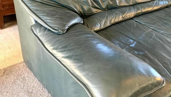 Sillon De 3 Cuerpos En Cuero Verde 2m X 3 - 06-12-2020
