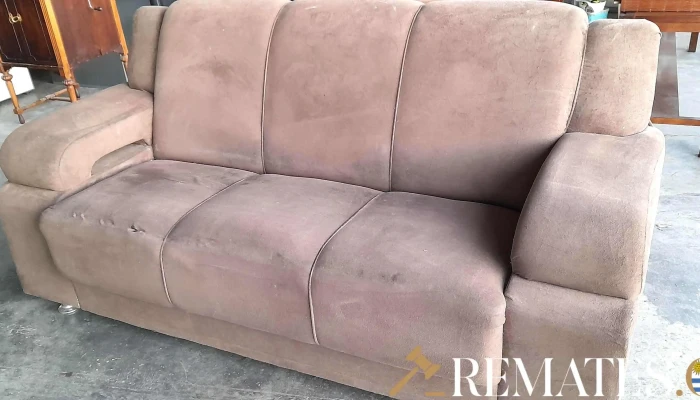 Sofa Marron De 3 Cuerpos -  2 - 17-06-2021