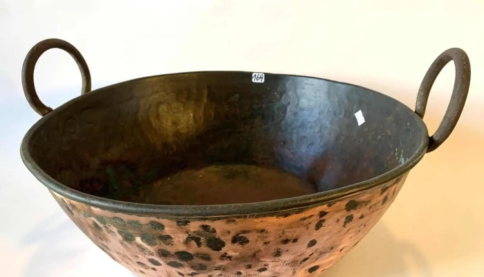 Tacho De Cobre 0,45 Diam. 0,17 Alto