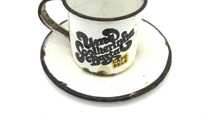 Tasita Y Platillto Esmaltado
