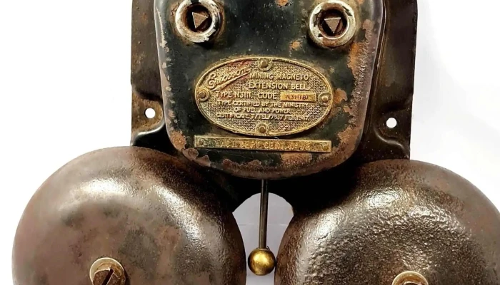 Timbre antiguo para minas Ericsson funcionando