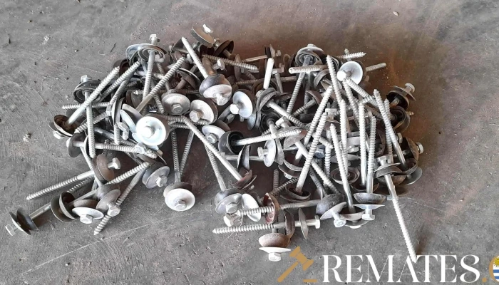 tornillos con arandela de goma y metal 6mm x 10 cm