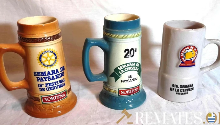 Tres  jarras Semana de la Cerveza de Paysandú