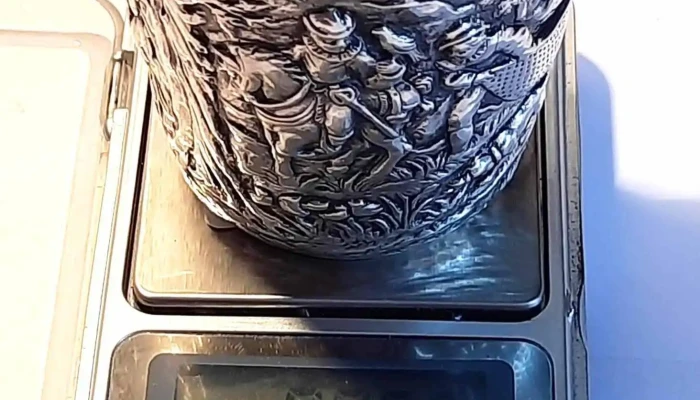 Vaso De Plata Con Escena De Caza Hombre 2 - 05-06-2021