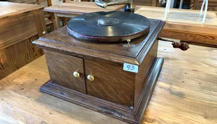 Victrola Gramofono De Cajon Acustico Vic 1 - 06-12-2020
