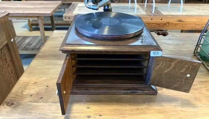 Victrola Gramofono De Cajon Acustico Vic 3 - 06-12-2020
